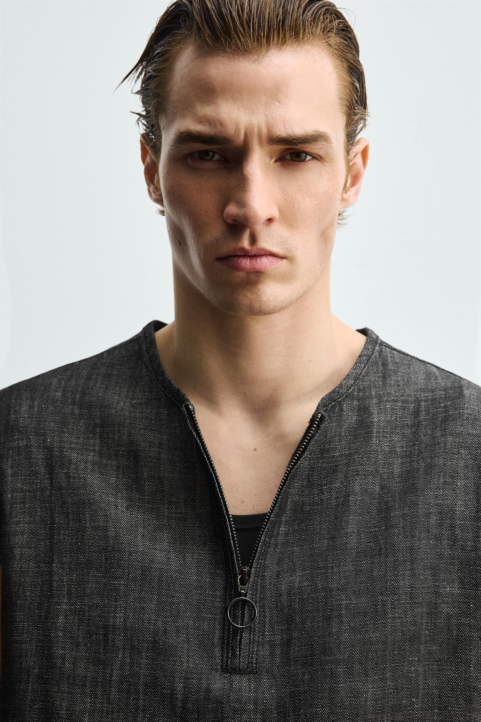 COTTON - LINEN TANK SHIRT